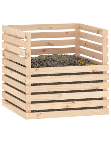 Compostiera 80x80x78 cm in Legno Massello di Pino