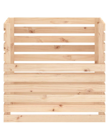 Compostiera 80x80x78 cm in Legno Massello di Pino
