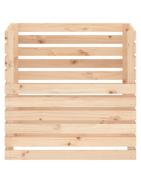 Compostiera 80x80x78 cm in Legno Massello di Pino
