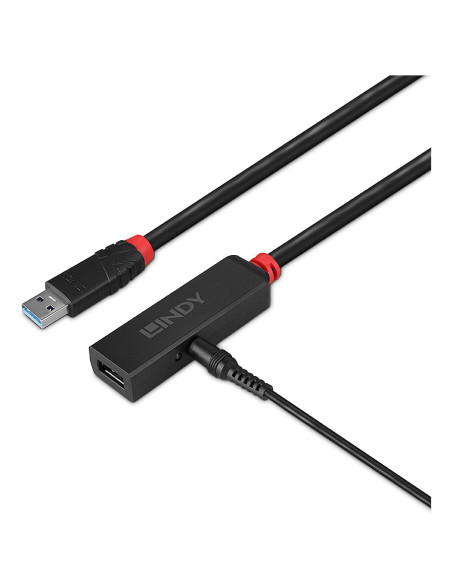 Lindy 43400 hub di interfaccia USB 3.2 Gen 1 (3.1 Gen 1) Type-C 5000 Mbit/s Nero