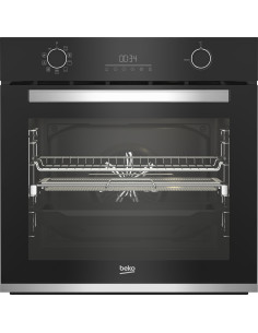 Beko b300 Forno Multifunzione BBIMA13302BMPE Pirolitico con AirFry, , 9 Funzioni, A+, Cristallo Nero e Inox