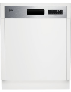 Beko b300 Lavastoviglie 60cm semi-integrata con cruscotto Inox, Classe D, 45 dBA