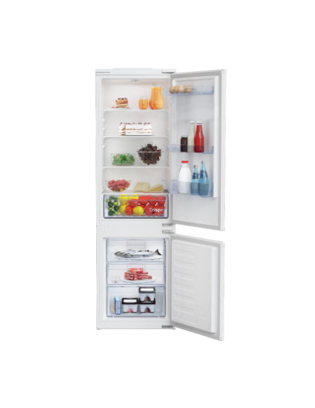 Beko BCSA285K4SN1 frigorifero con congelatore Da incasso 271 L E Bianco