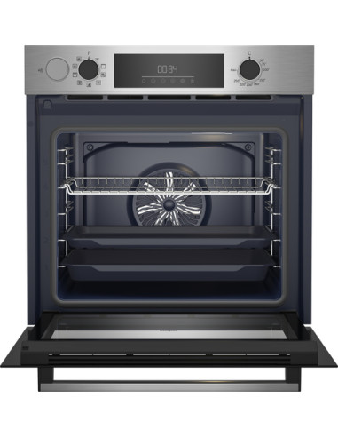 Beko b300 Forno Multifunzione BBIS12300XDE Assistito a Vapore SteamAssist, , 9 Funzioni, A+, Acciaio Inox