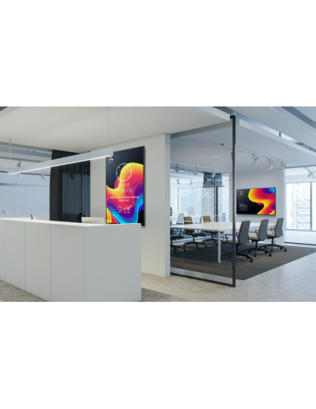 Sharp PN-ME752 Pannello piatto per segnaletica digitale 190,5 cm (75") LED 450 cd/m² 4K Ultra HD Nero Android