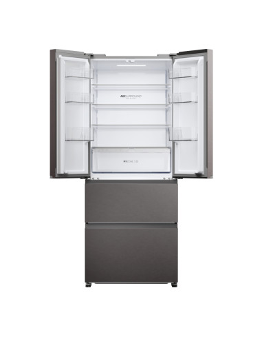 Haier HFR3718ENMD Libera installazione 402 L Acciaio inox