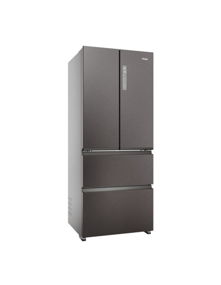 Haier HFR3718ENMD frigorifero side-by-side Libera installazione 402 L E Acciaio inox