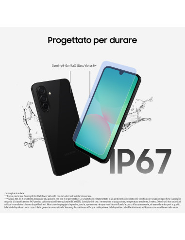 Samsung Galaxy A26 5G, Smartphone con Funzioni intelligenti, Display Super AMOLED 6.7”, 8GB RAM, 256GB, Batteria 5.000 mAh, me