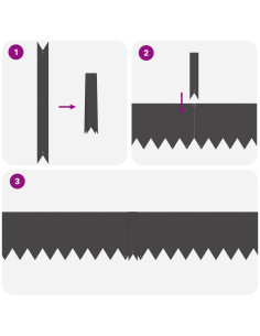 Bordura per Prato 50 pcs Nero 100 x 0.05 x 20 cm