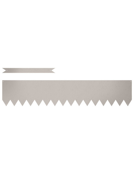 Bordura per Prato 50 pcs Marrone 100 x 0.05 x 20 cm