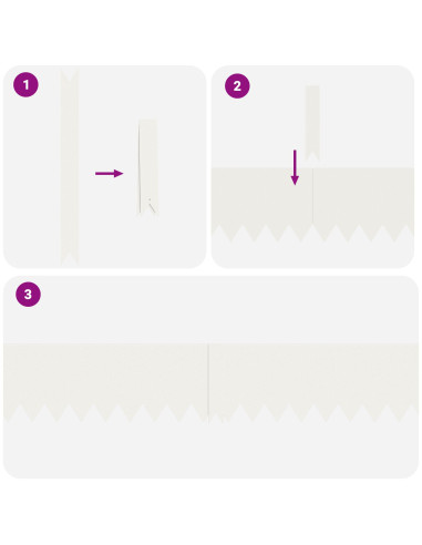 Bordura per Prato 50 pcs Bianco 100 x 0.05 x 20 cm