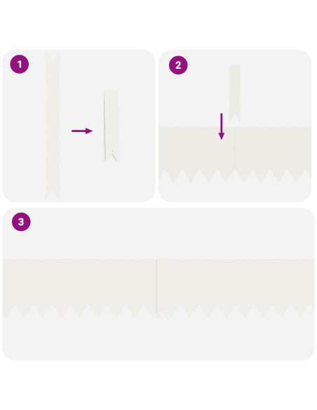 Bordura per Prato 50 pcs Bianco 100 x 0.05 x 20 cm