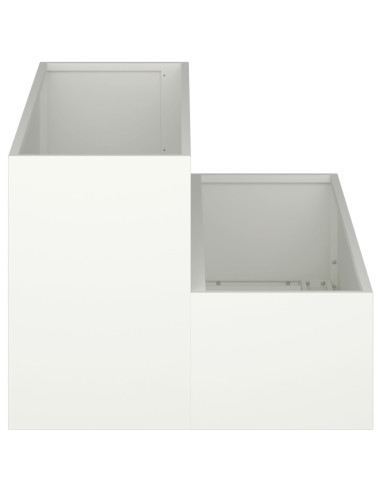 Vaso da giardino Bianco 100 x 60 x 45 cm