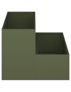 Vaso da giardino Verde oliva 100 x 60 x 45 cm