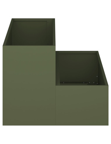 Vaso da giardino Verde oliva 100 x 60 x 45 cm