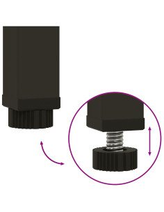 Vaso da Giardino Rialzato Argento 100 x 26 x 82 cm