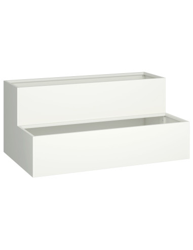 Vaso da giardino Bianco 100 x 60 x 45 cm