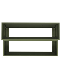 Vaso da giardino Verde oliva 100 x 60 x 45 cm 2