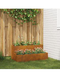 Vaso da giardino Ruggine 100 x 60 x 45 cm 2