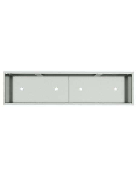 Fioriera alzata 100x26x82 cm Acciaio Zincato