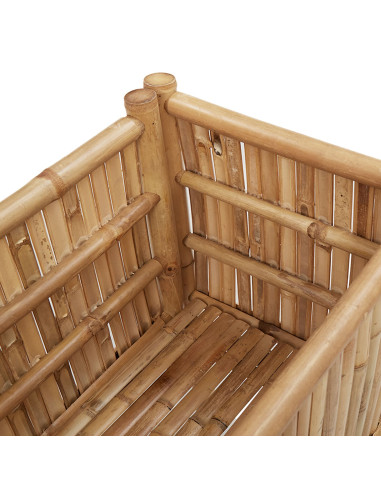 Letto Rialzato Marrone 90 x 35 x 70 cm Bambù