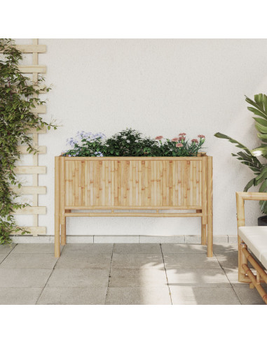 Letto Rialzato Marrone 110 x 35 x 70 cm Bambù