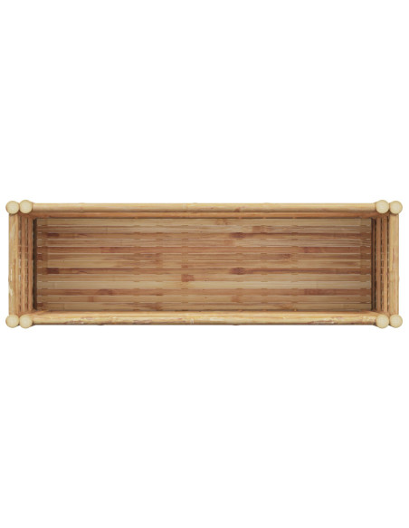 Letto da Giardino Rialzato 110x35x70 cm in Bambù