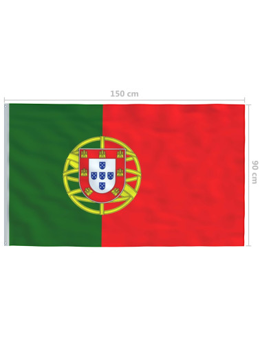 Bandiera del Portogallo 90x150 cm
