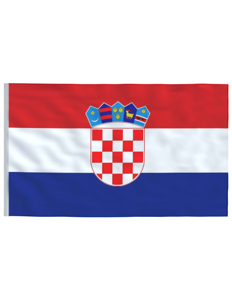 Asta e Bandiera Croazia 5,55 m Alluminio