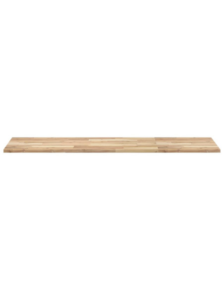 Piano da Bagno Non Trattato 120x50x2cm Legno Massello di Acacia
