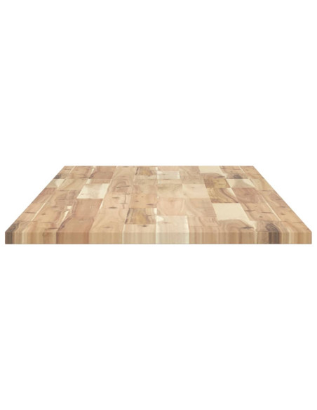 Piano da Bagno Non Trattato 120x50x2cm Legno Massello di Acacia