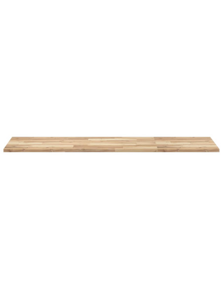 Piano Scrivania Non Trattato 120x50x2cm Legno Massello Acacia