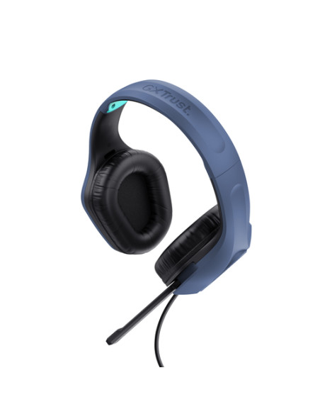 Trust GXT 415B Zirox Auricolare Cablato A Padiglione Gaming Blu