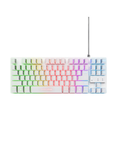 Trust GXT 794W tastiera Mouse incluso Gaming USB QWERTY Italiano Bianco