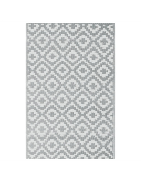 Tappeto da Esterni Grigio 190x290 cm in PP