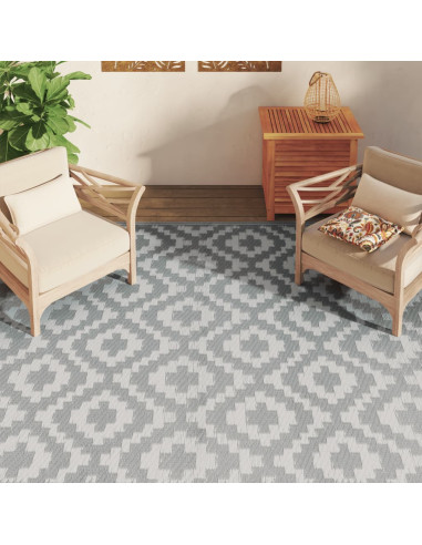 Tappeto da Esterni Grigio 190x290 cm in PP