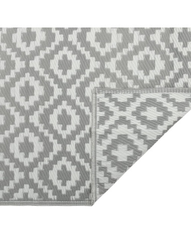 Tappeto da Esterni Grigio 190x290 cm in PP