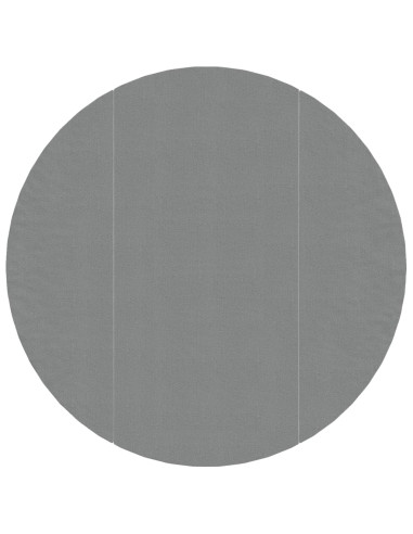 Telo Sotto Piscina Grigio Chiaro Ø366 cm Geotessile Poliestere