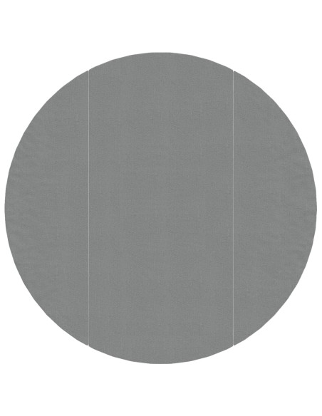 Telo Sotto Piscina Grigio Chiaro Ø366 cm Geotessile Poliestere