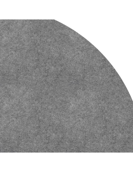Telo Sotto Piscina Grigio Chiaro Ø366 cm Geotessile Poliestere