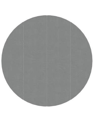 Telo Sotto Piscina Grigio Chiaro Ø428 cm Geotessile Poliestere