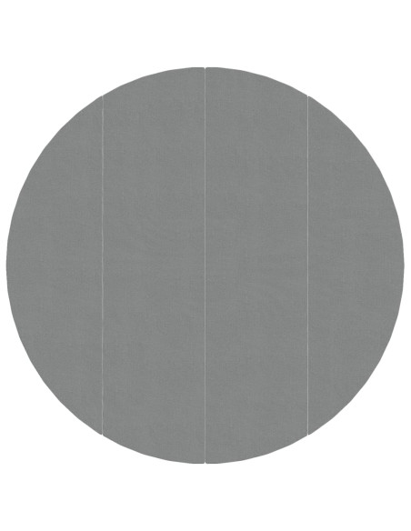 Telo Sotto Piscina Grigio Chiaro Ø428 cm Geotessile Poliestere
