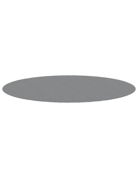 Telo Sotto Piscina Grigio Chiaro Ø428 cm Geotessile Poliestere
