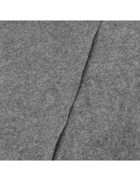 Telo Sotto Piscina Grigio Chiaro Ø428 cm Geotessile Poliestere