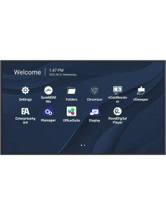 Viewsonic CDE4330 visualizzatore di messaggi 109,2 cm (43") Wi-Fi 450 cd/m² 4K Ultra HD Nero Processore integrato Android 11