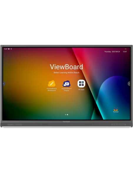 Viewsonic IFP7552-2F lavagna interattiva 190,5 cm (75") 3840 x 2160 Pixel Touch screen Nero HDMI