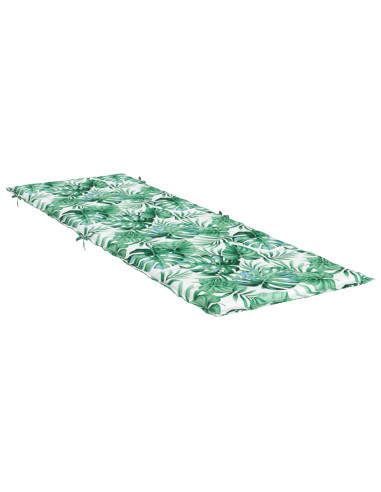 Cuscino per Lettino con Motivo a Foglie in Tessuto Oxford