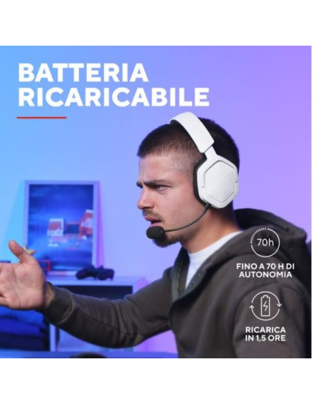 GXT493W CARUS WIRELESS HEADSET WHIT