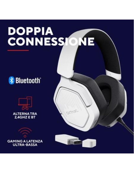GXT493W CARUS WIRELESS HEADSET WHIT