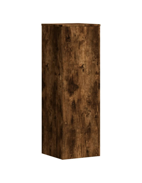 Supporto per Piante Rovere Fumo 33x33x100 cm in Truciolato
